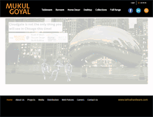Tablet Screenshot of mukulgoyal.com